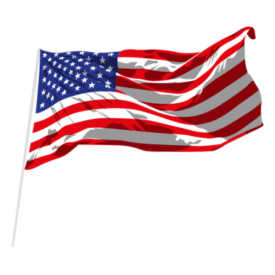 الولايات المتحدة العلم صورة شفافة
