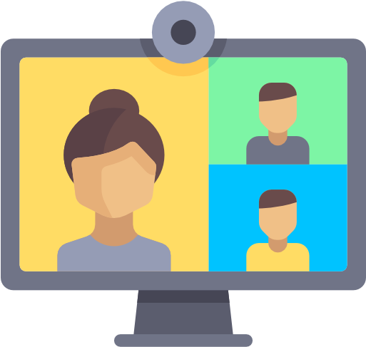 Video Conference Free PNG Image