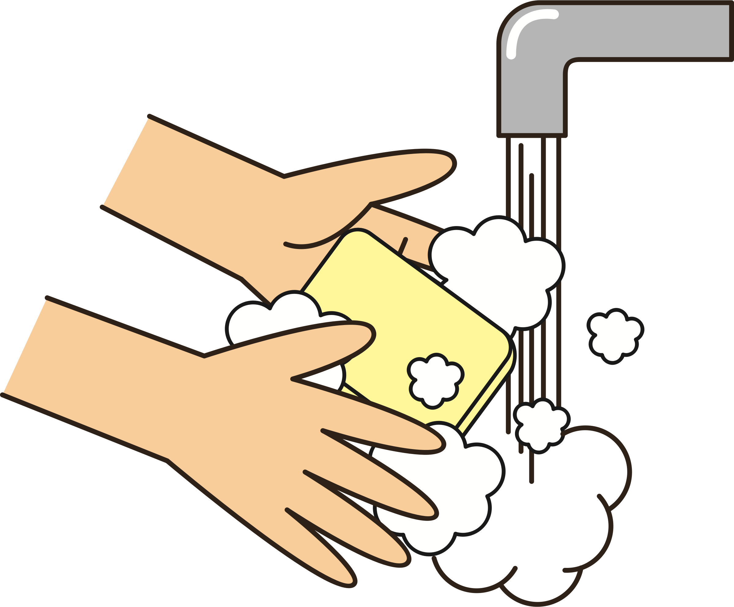 Washing Hands Transparent Image