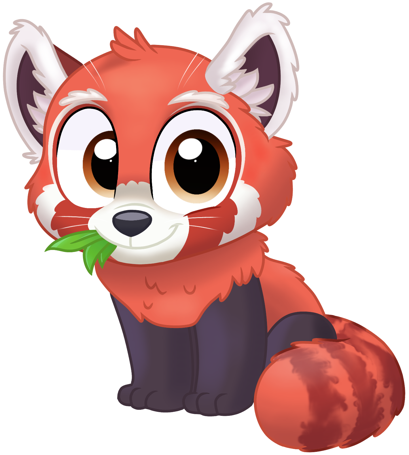 Wildscapes Rainbow Eevee Red Panda PNG