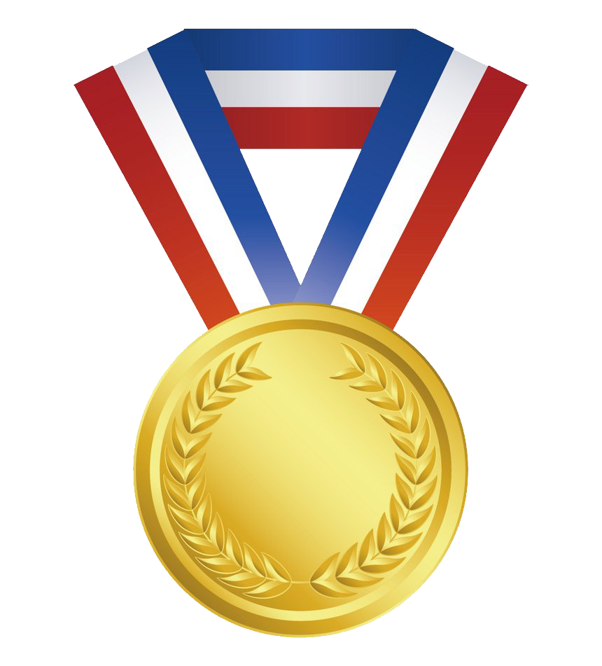 Ganador de la medalla de oro PNG photo