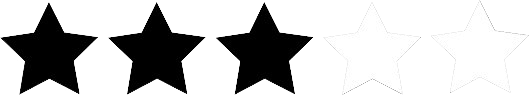 3 Stars PNG Background Image