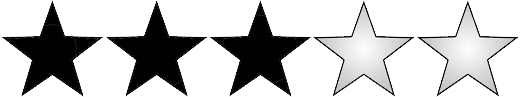 3 Stars PNG Image Transparent Background