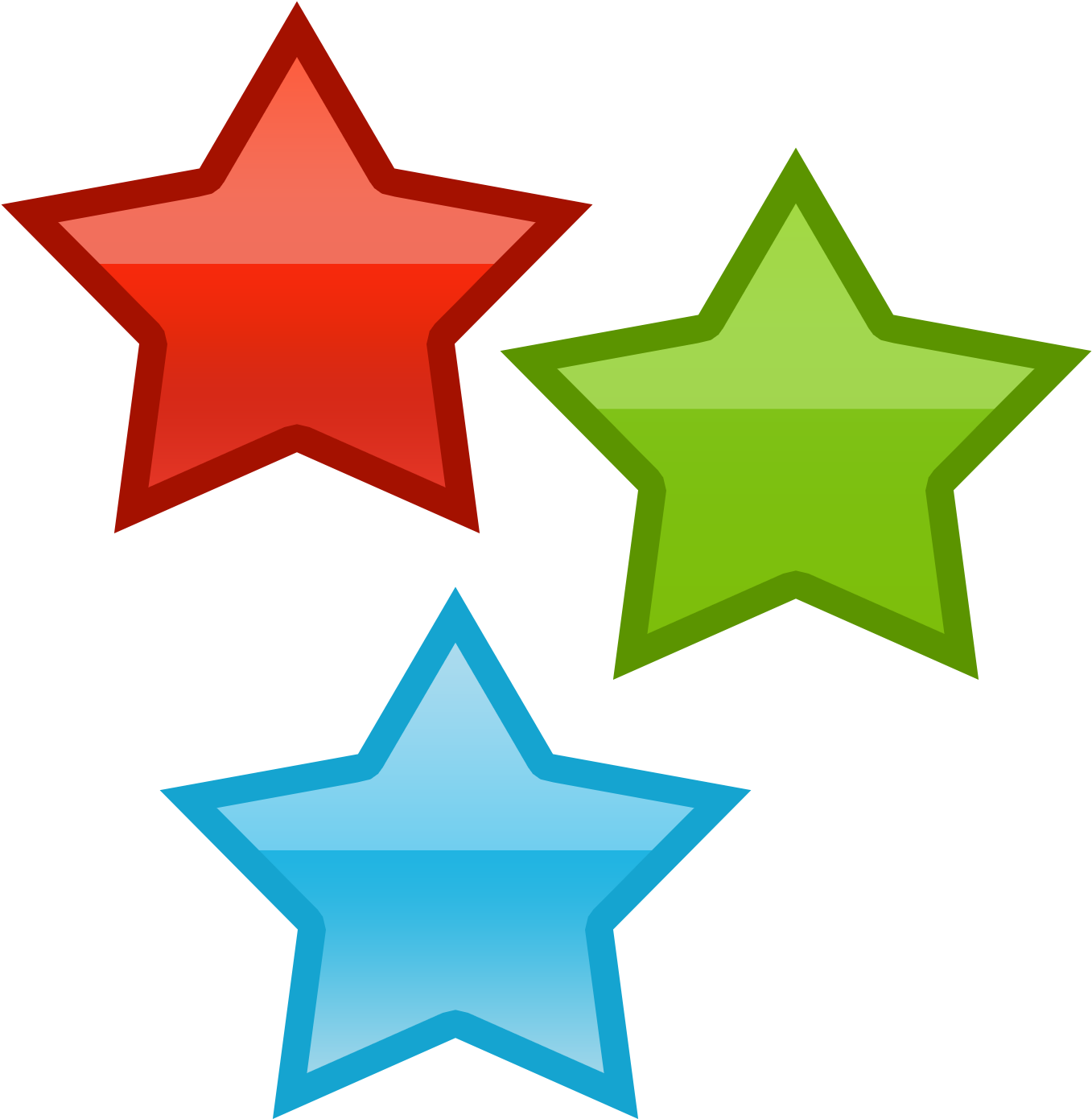 3 Stars PNG Pic