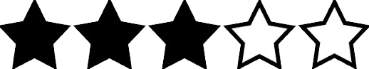 3 Stars Transparent Images