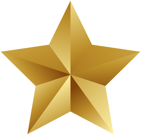 3D Star PNG Free Download