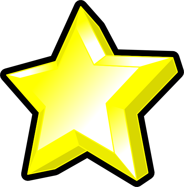 Photo 3D Star PNG