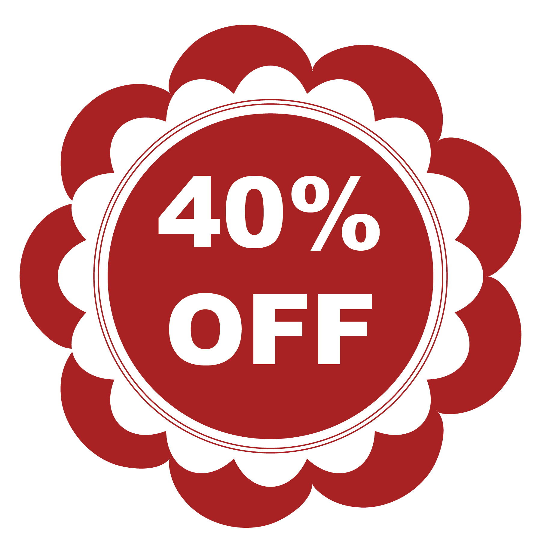 40% Off PNG Photo