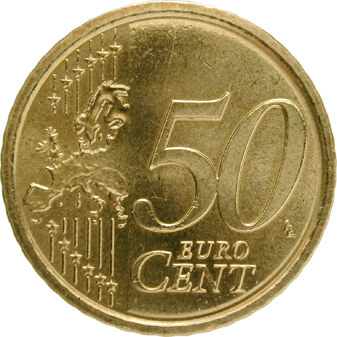 50 Cent Coin PNG Image