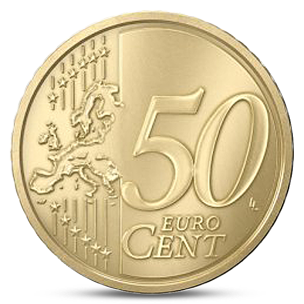 50 cent munt PNG Transparant Beeld