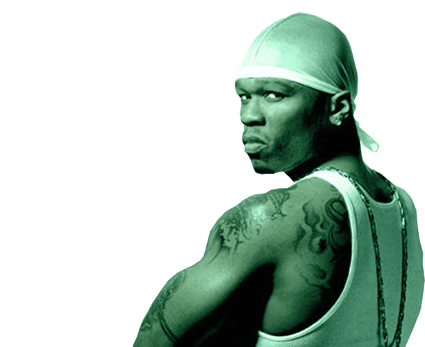 50 Cent Rapper PNG Free Download