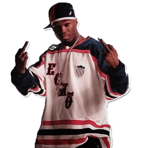 50 Cent Rapper PNG Image Background