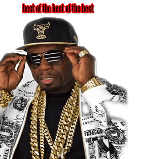 50 Cent Rapper PNG Transparent Image
