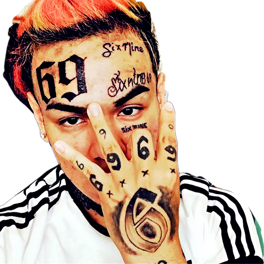 Tekashi 6ix9ine superfan 17 tattoos his entire face to look like rapper   Capital XTRA