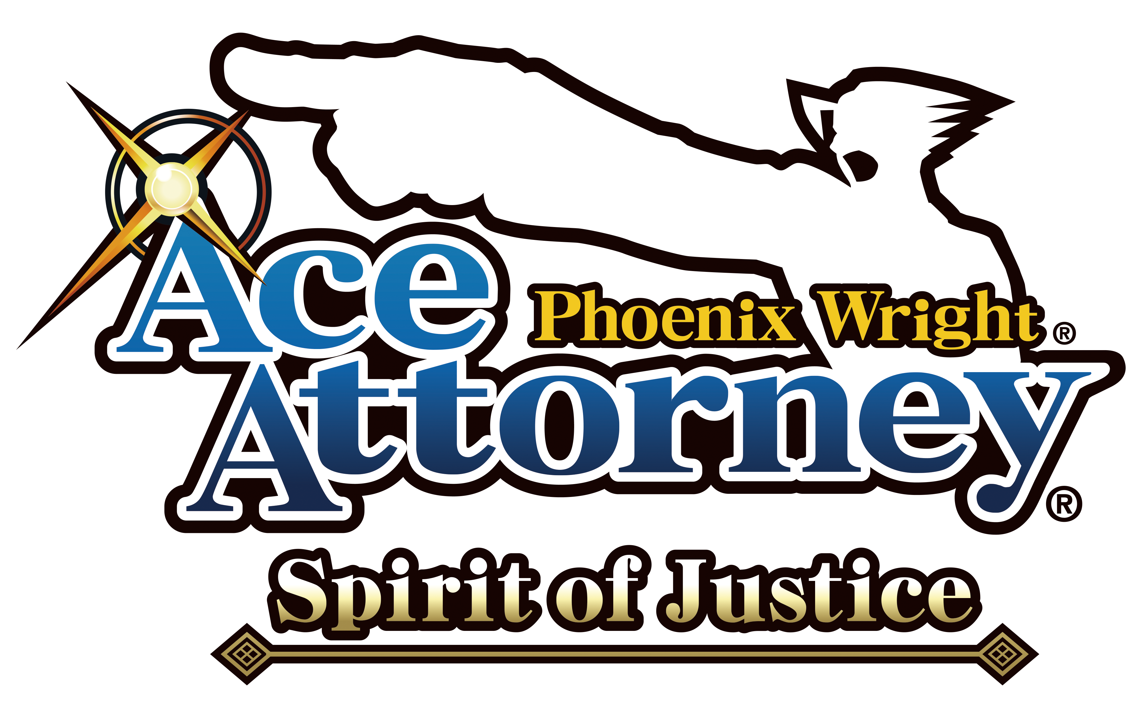 Ace Attorney Logo Download PNG Image