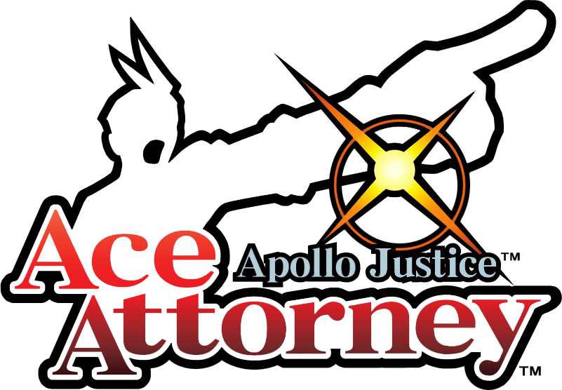 Ace Attorney Logo PNG Background Image