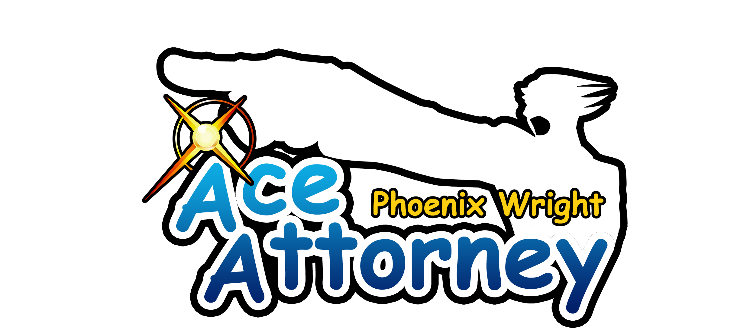 Ace Attorney Logo PNG Transparent Image