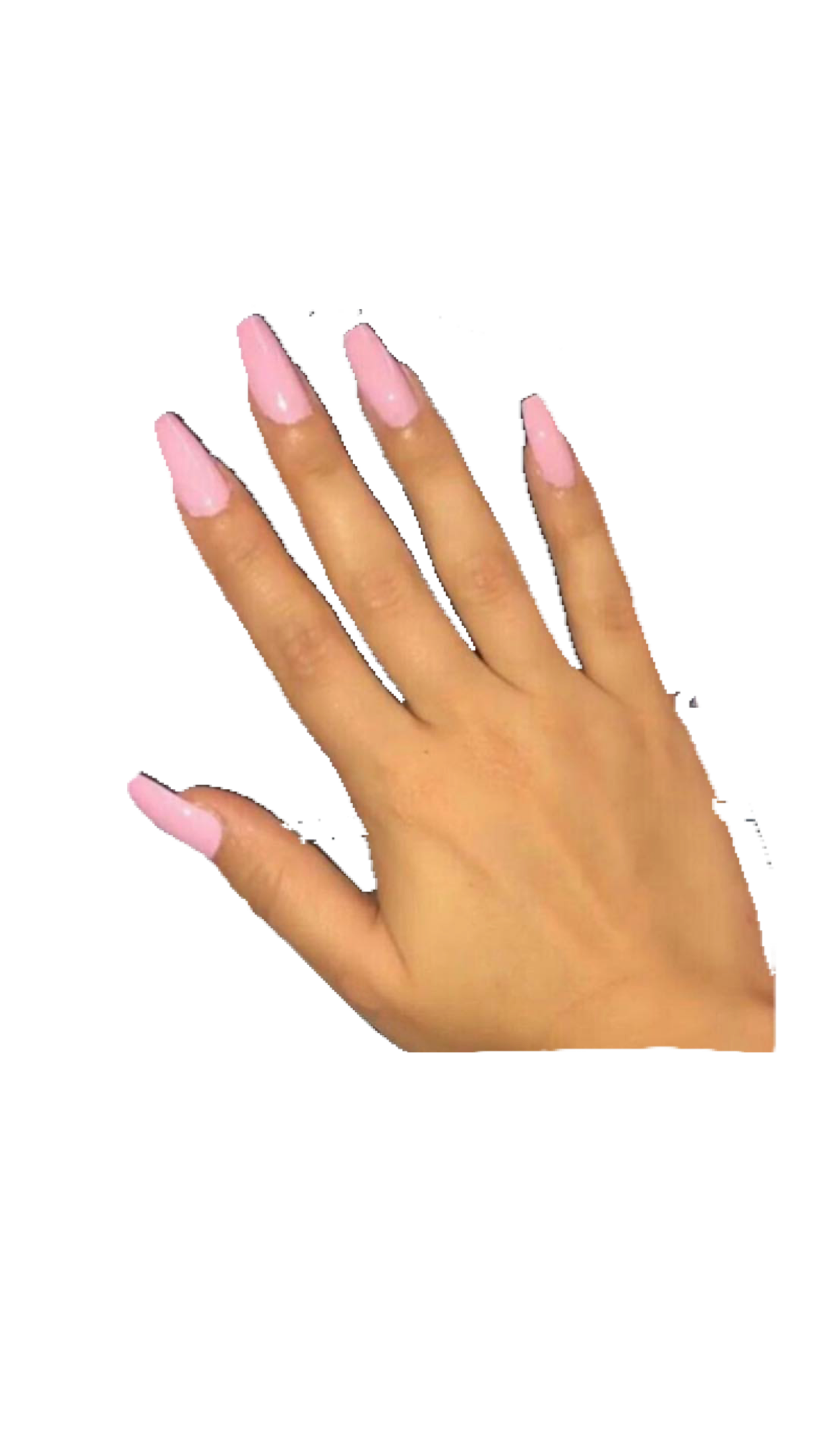 Акриловые ногти PNG картина