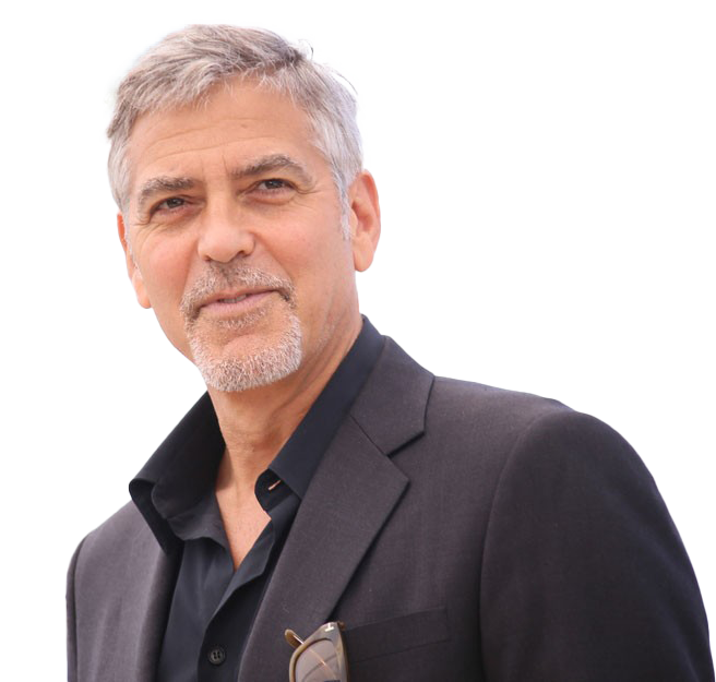 Actor George Clooney Free PNG Image