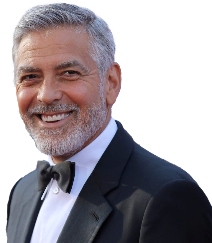 Actor George Clooney PNG Image