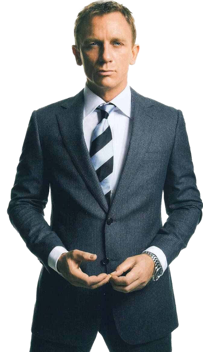 Schauspieler James Bond PNG Foto
