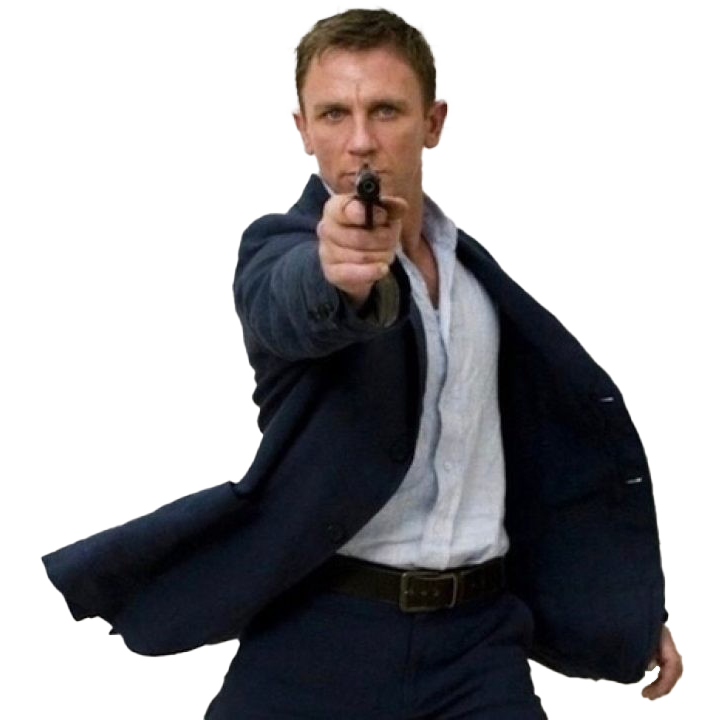 ACTOR James Bond Transparent Gambar