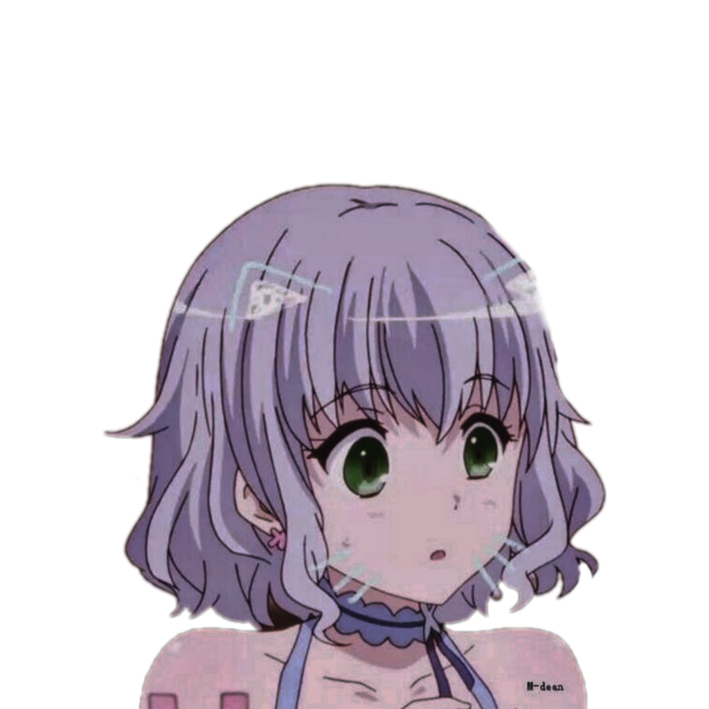 Aesthetic Anime Girl PNG Transparent Image