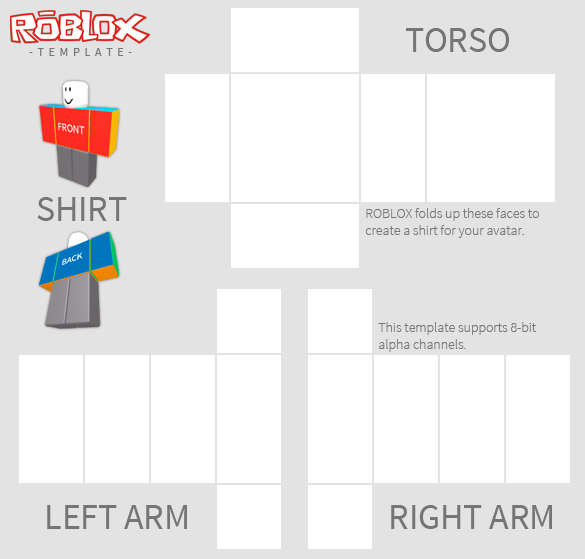 Esthetisch Roblox Shirt Template Download Transparent PNG-Afbeelding