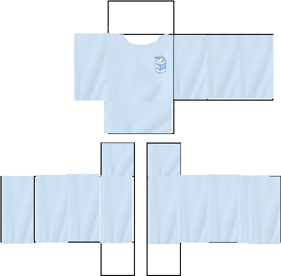 Modèle de chemise ROBLOX esthétique PNG Fond de limage