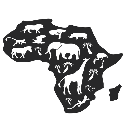 Mapa de África Descargar imagen PNG