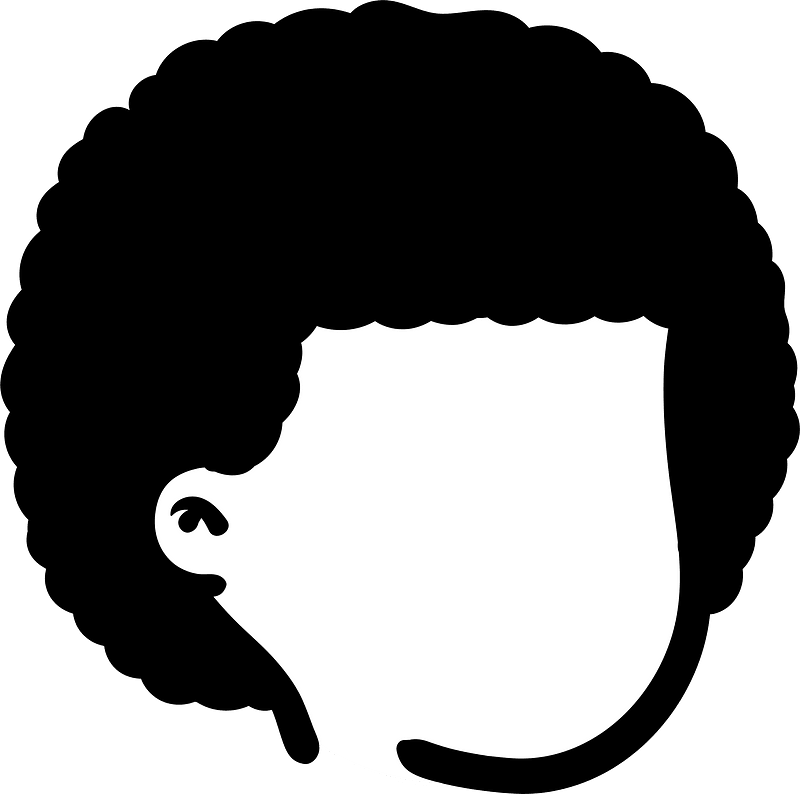 Afro PNG Background Image