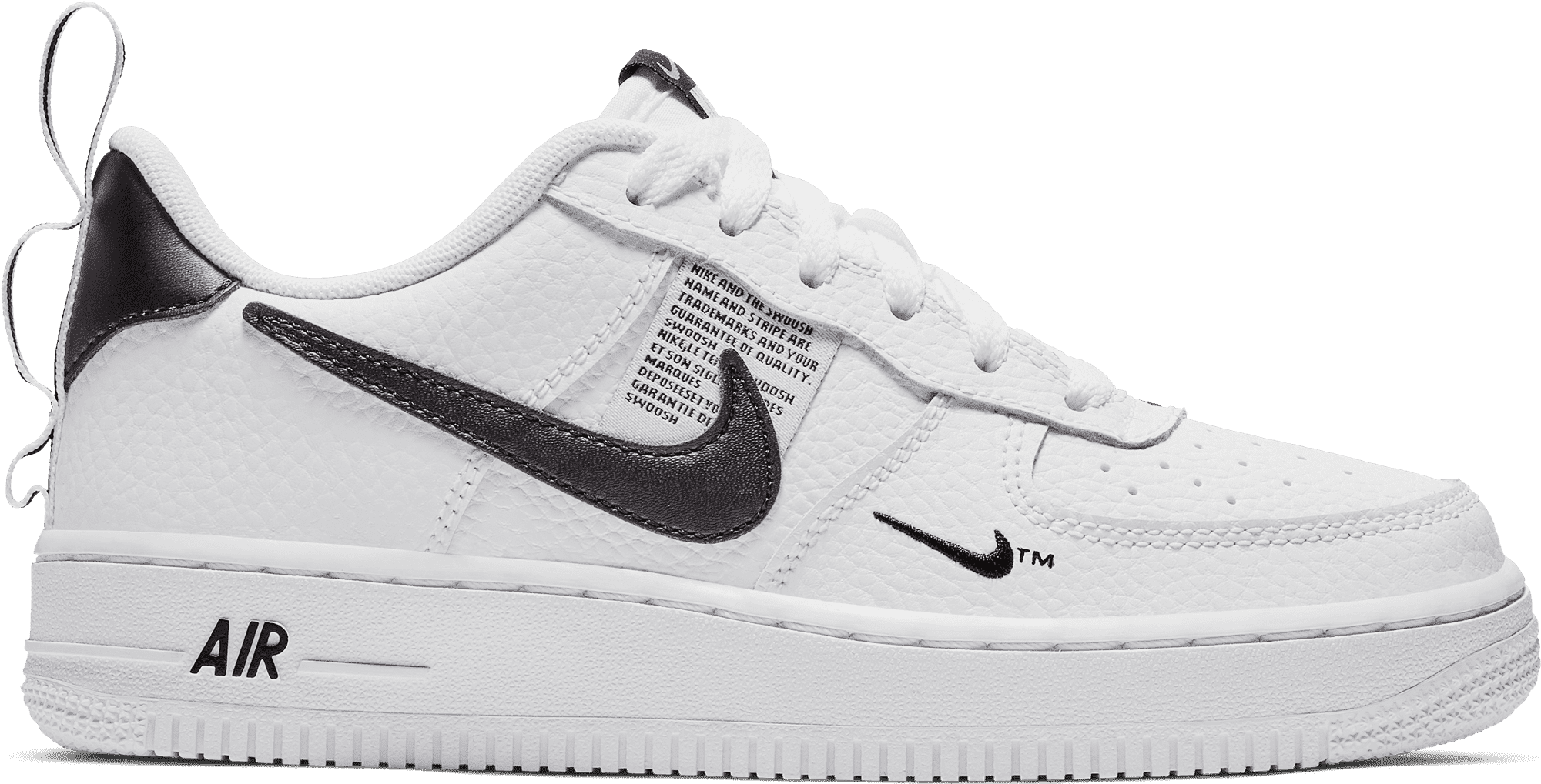 Air Force One White Nike Shoes PNG Transparent Image