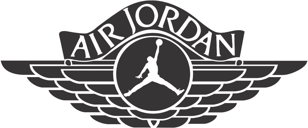 black jordan logo png