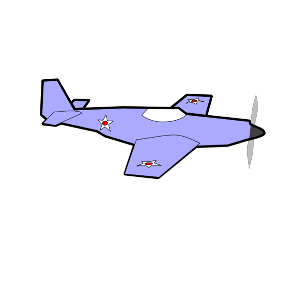 Airplane Cartoon PNG High-Quality Image