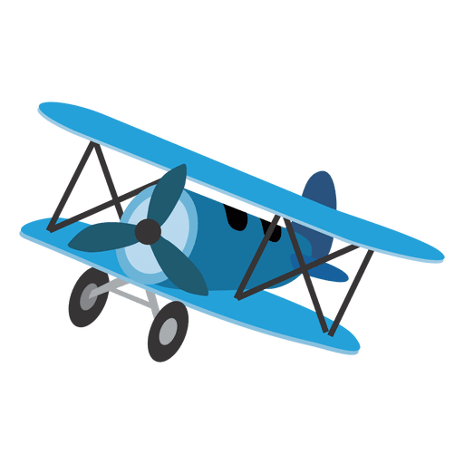 Flugzeugkarikatur-PNG-Bild