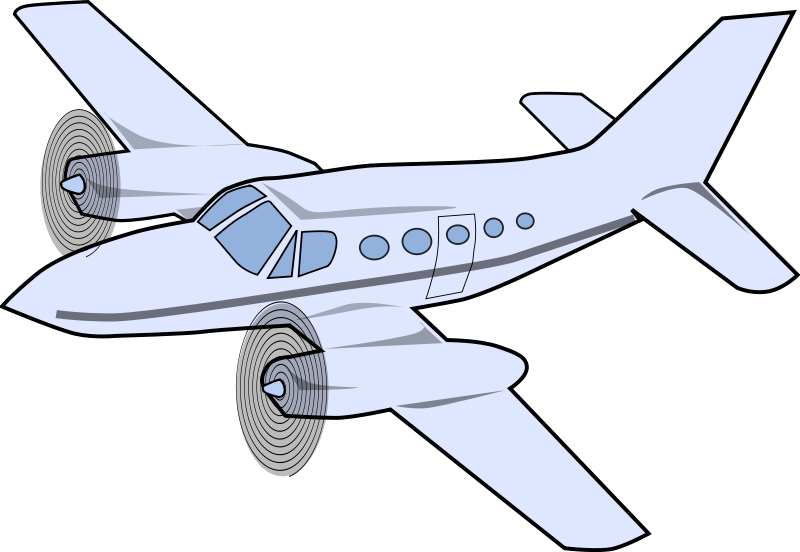 Vliegtuig cartoon PNG Pic