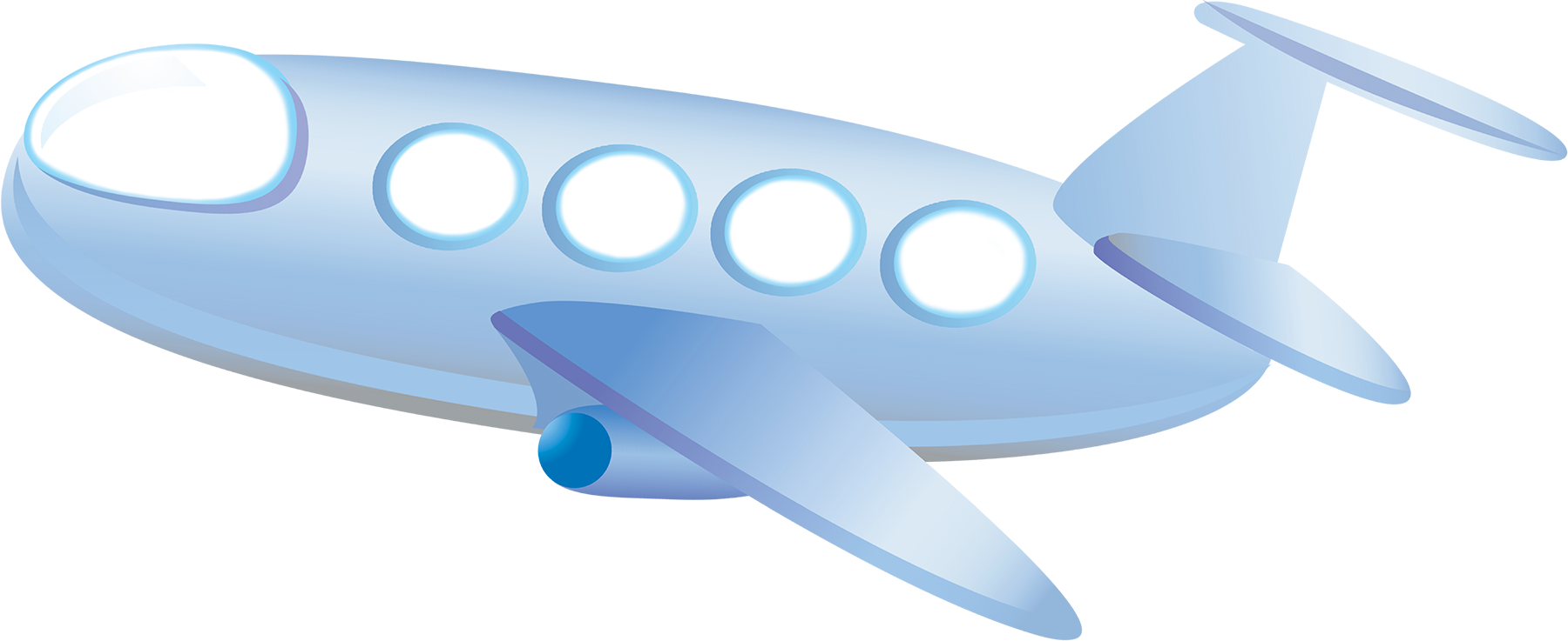 Airplane Cartoon PNG Transparent Image