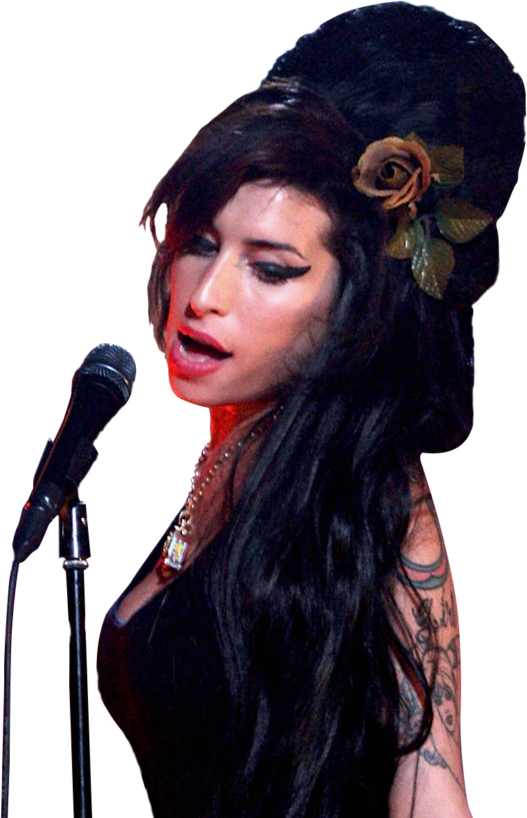 Amy Winehouse PNG High-Quality Image