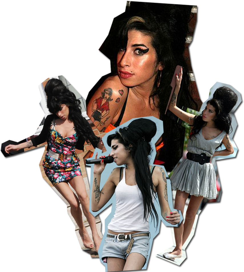 Amy Winehouse PNG Image Background