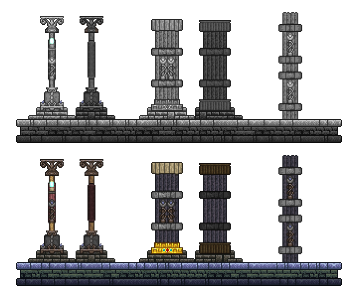 Immagine Trasparente del pilastro antico della costruzione