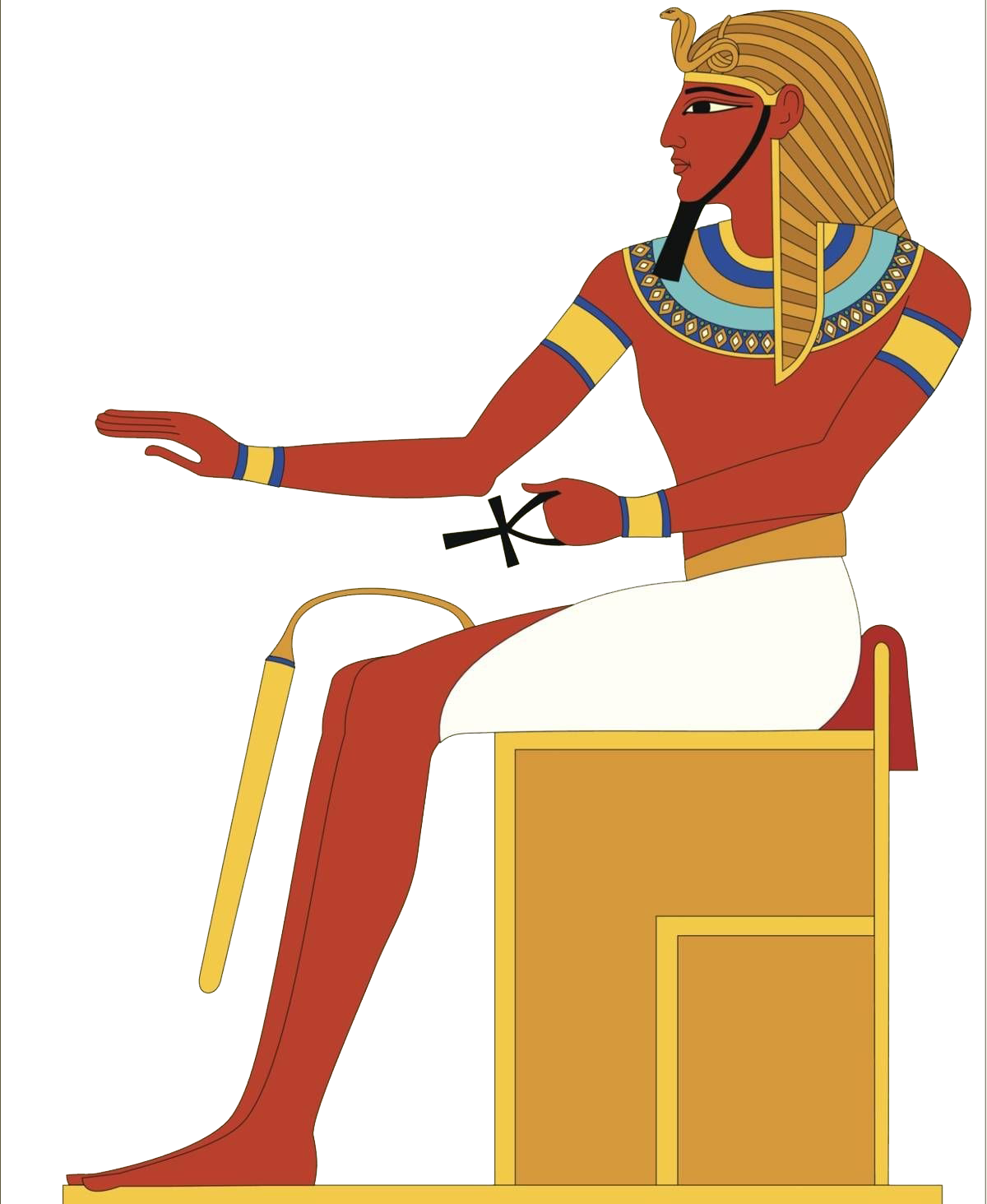 Ancient Pharaoh PNG Image Background