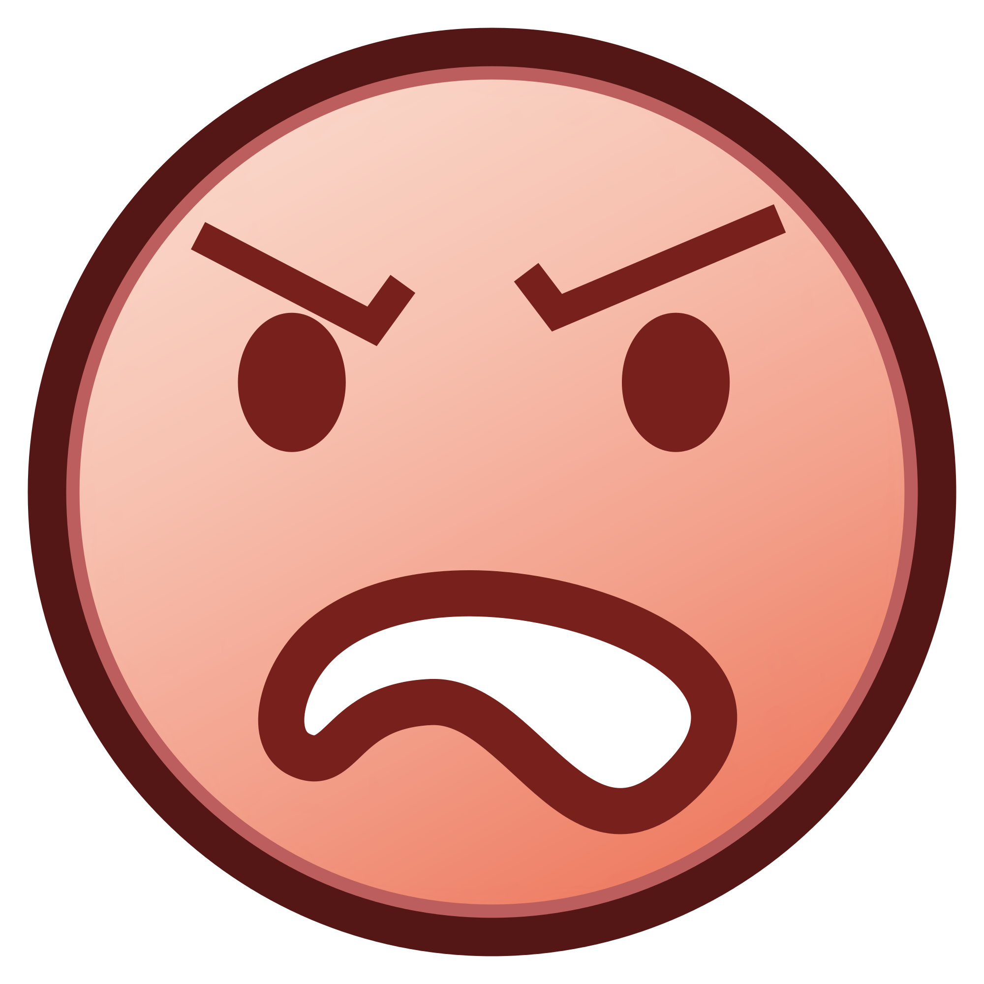 Wütendes weinendes Emoji-Png-Bild