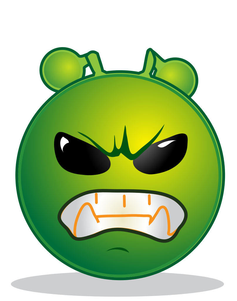 Wütend weinen Emoji transparent Hintergrund PNG