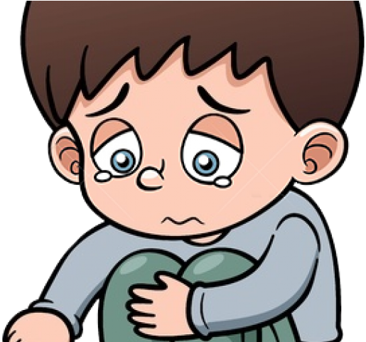 Анимированный грустный мальчик PNG Image