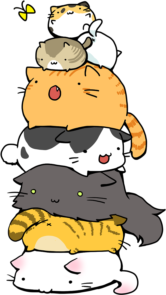 Anime cat PNG download grátis