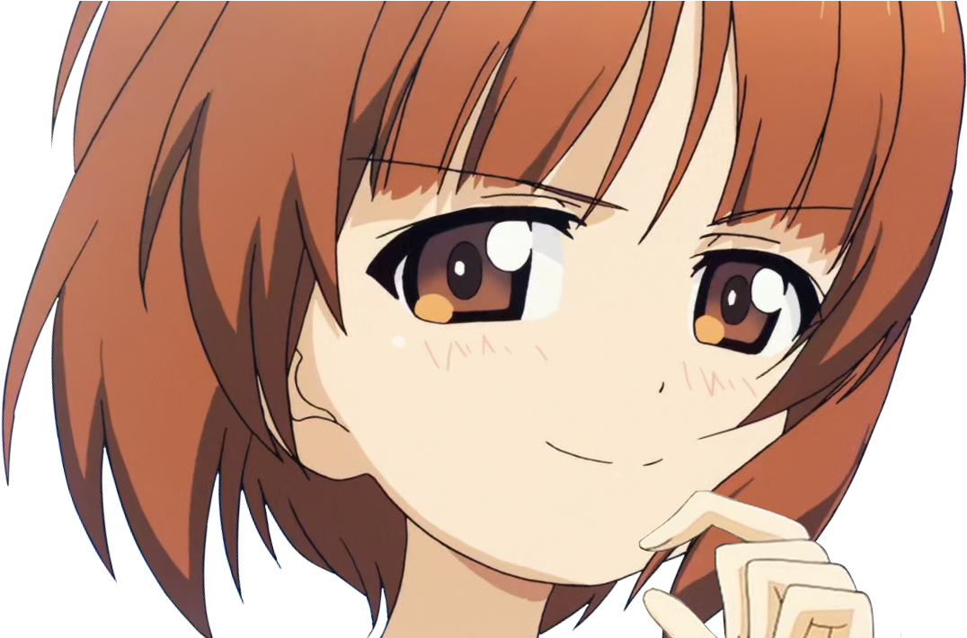 Anime girl face meme PNG Gratis Download