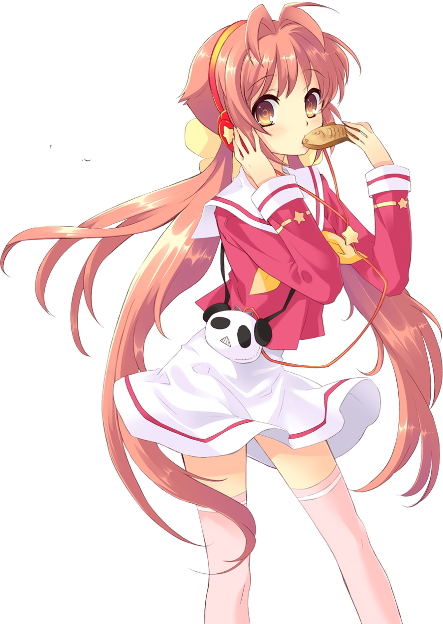 Anime Girl Render PNG Photo