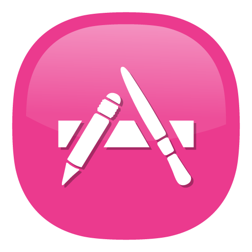 App Store Icon Roze PNG Foto
