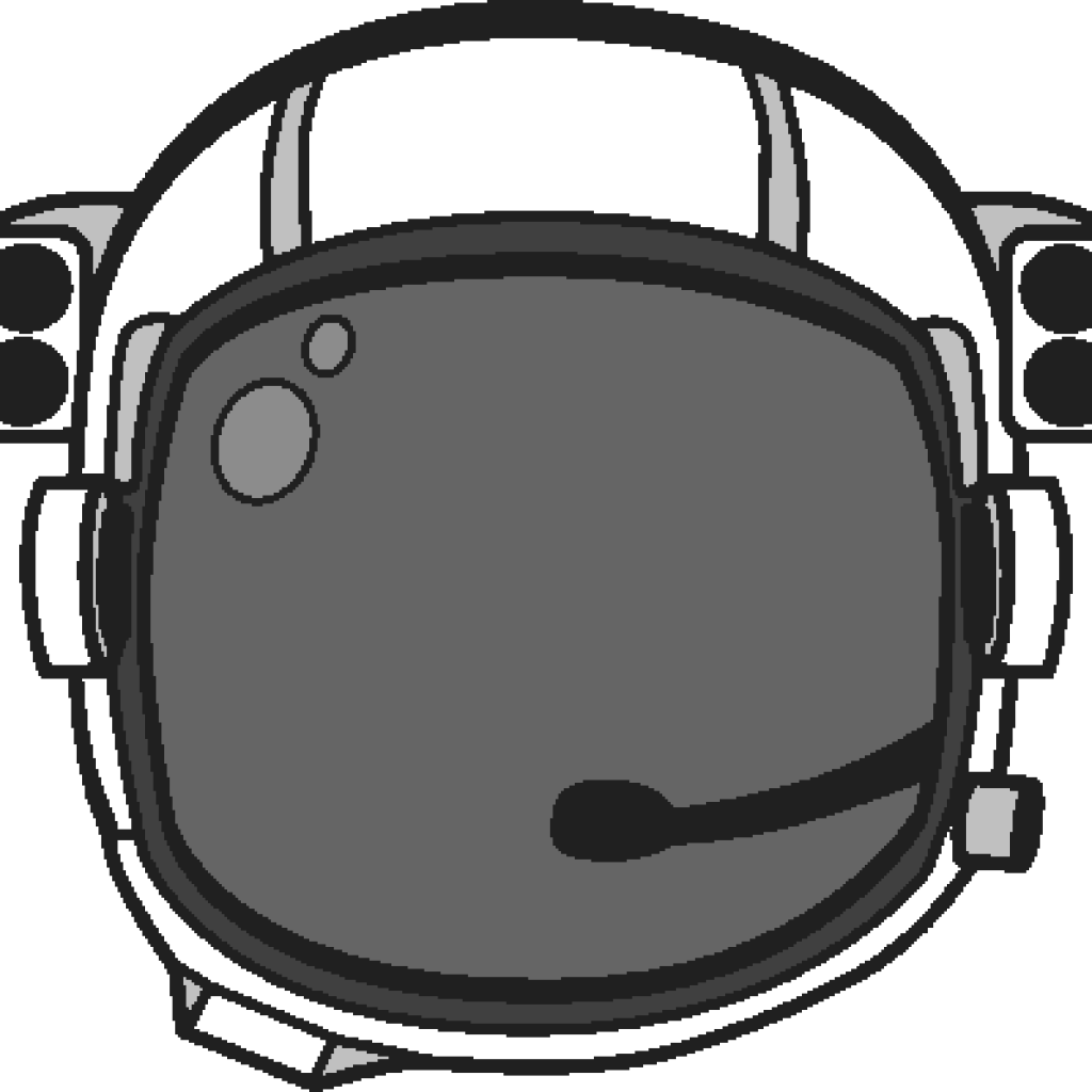 Astronaut helm PNG Foto