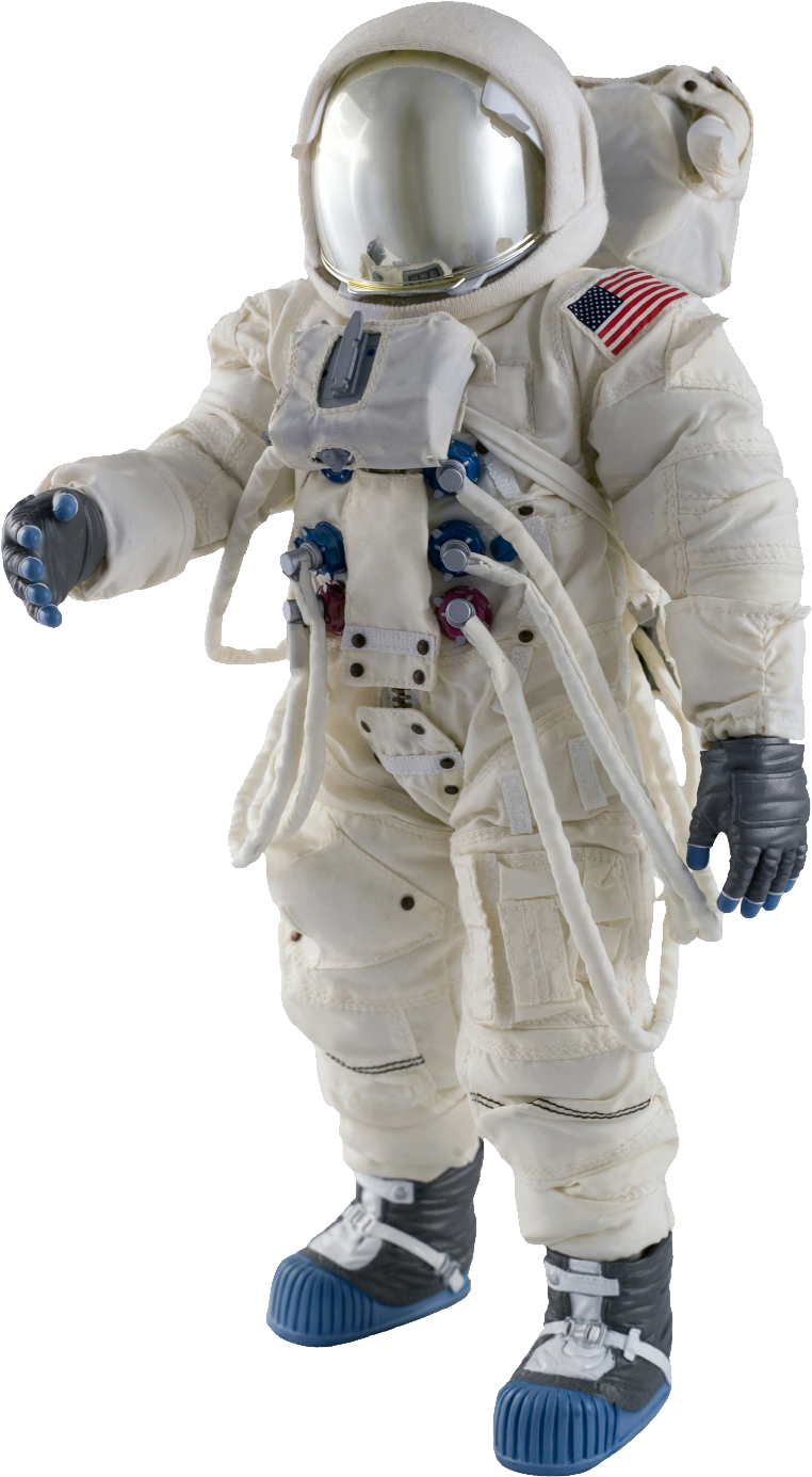 بدلة رائد الفضاء صورة شفافة